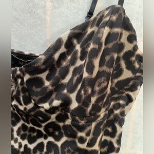 Cheetah print body suit